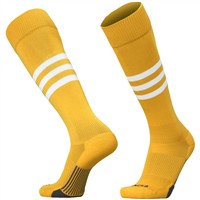 TCK Dugout Series OTC Baseball and Softball Socks, Gold/White