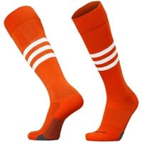 TCK Dugout Series OTC Baseball and Softball Socks, Orange/White