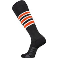 TCK Dugout Series OTC Baseball and Softball Socks, Black/White/Orange