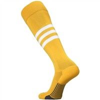TCK Dugout Series OTC Baseball and Softball Socks, Gold/White