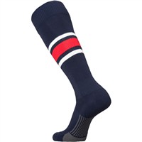 TCK Dugout Series OTC Baseball and Softball Socks, Navy/Scarlet