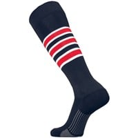 TCK Dugout Series OTC Baseball and Softball Socks, Red/White/Blue