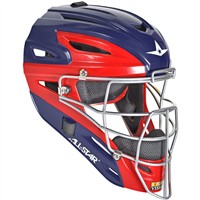 All Star Adult System7 Axis Pro Catcher's Set, Navy/Scarlet