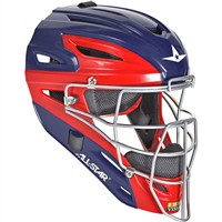 All Star Intermediate System7 Axis Elite Travel Team Catcher's Set, Navy/Scarlet