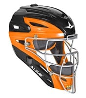 All Star Youth System7 Axis Elite Travel Team Catcher's Set, Black/Orange