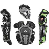 All Star Youth System7 Axis Catcher's Set, Black/Grey