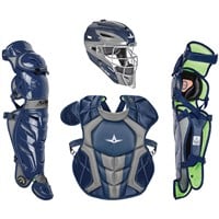 All Star Youth System7 Axis Catcher's Set, Navy/Grey