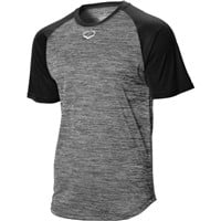 Evoshield Men's Heather Tech Baseball T-Shirt, Black