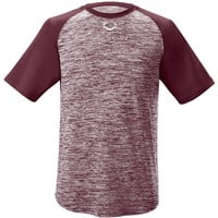 Evoshield Men's Heather Tech Baseball T-Shirt, Maroon