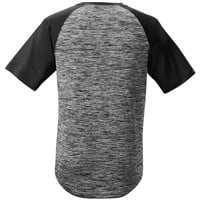 Evoshield Youth Heather Tech Baseball T-Shirt, Black
