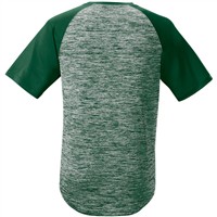 Evoshield Youth Heather Tech Baseball T-Shirt, Dark Green