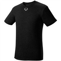 Evoshield Youth Blended Baseball T-Shirt, Black