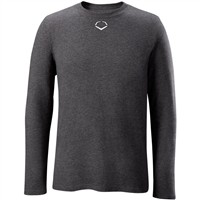Evoshield Men's Long Sleeve Blended T-Shirt, Charcoal