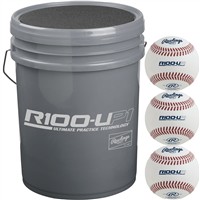 Rawlings R100-UP High School Batting Practice Baseball 24 Bucket, 1-z