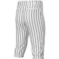 Champro Youth Triple Crown Pinstripe Knicker Baseball Pants, White/Black