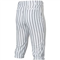 Champro Youth Triple Crown Pinstripe Knicker Baseball Pants, White/Navy
