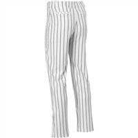 Champro Youth Triple Crown Pinstripe Baseball Pant, White/Black