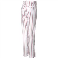 Champro Youth Triple Crown Pinstripe Baseball Pant, White/Scarlet
