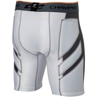 Champro Men's Wind-Up Compression Baseball Sliding Short, White