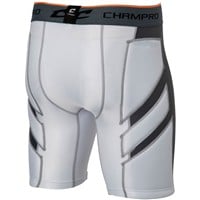 Champro Men's Wind-Up Compression Baseball Sliding Short, White