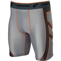 Champro Men's Wind-Up Compression Baseball Sliding Short, Grey
