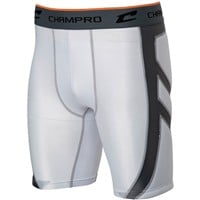 Champro Men's Wind-Up Compression Baseball Sliding Short, White