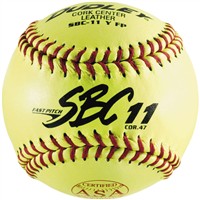 Dudley SBC11 USASB  Leather 11 Inch Fastpitch Softball, 1-v-z