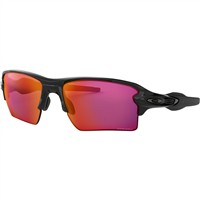 Oakley Flak 2.0 XL Sunglasses w/Prizm Field Lens (Black Frame, Red Lenses), 1-z