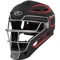 Rawlings Adult Velo 2.0 Catcher's Set, Black/Scarlet
