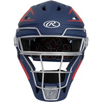 Rawlings Adult Velo 2.0 Catcher's Set, Navy/Scarlet