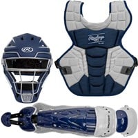 Rawlings Adult Velo 2.0 Catcher's Set, Navy/White