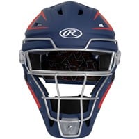 Rawlings Intermediate Velo 2.0 Catcher's Set, Navy/Scarlet