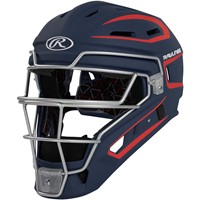Rawlings Intermediate Velo 2.0 Catcher's Set, Navy/Scarlet