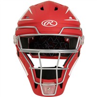 Rawlings Intermediate Velo 2.0 Catcher's Set, Scarlet/White