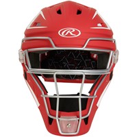 Rawlings Intermediate Velo 2.0 Catcher's Set, Scarlet/White