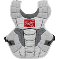 Rawlings Intermediate Velo 2.0 Catcher's Set, White/Silver