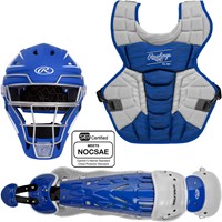 Rawlings Intermediate Velo 2.0 Catcher's Set, Royal/White