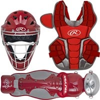 Rawlings Adult Renegade 2.0 Catcher Set, Scarlet