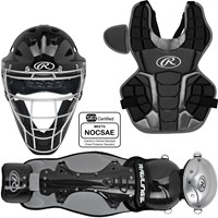 Rawlings Intermediate Renegade 2.0 Catcher's Set, Black