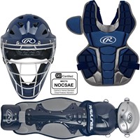 Rawlings Intermediate Renegade 2.0 Catcher's Set, Navy