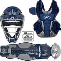 Rawlings Youth Renegade 2.0 Catcher's Set, Navy