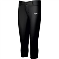 Mizuno Women's Belted Stretch Fastpitch Softball Pant, Black
