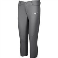 Mizuno Women's Belted Stretch Fastpitch Softball Pant, Charcoal