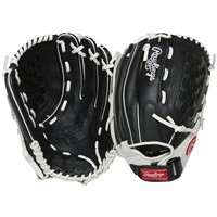 Rawlings Shut Out 12.5in Fastpitch Softball Glove, Black