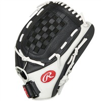 Rawlings Shut Out 12.5in Fastpitch Softball Glove, Black