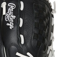 Rawlings Shut Out 12.5in Fastpitch Softball Glove, Black