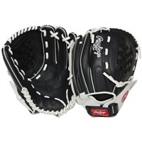 Rawlings Shut Out 12in Fastpitch Softball Glove, Black