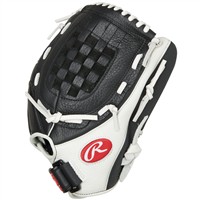 Rawlings Shut Out 12in Fastpitch Softball Glove, Black