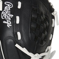 Rawlings Shut Out 12in Fastpitch Softball Glove, Black