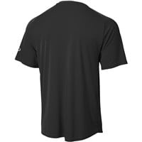 Rawlings Mens Crew Neck Short Sleeve Baseball T-Shirt, Black